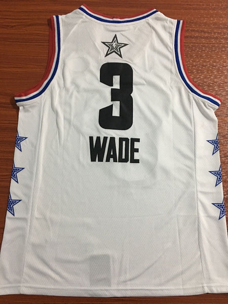 Men 03 Dwyane Wade Jersey White Miami Heat Jersey Swingman Fanatics - fastssd - NBA Jersey - nRevo