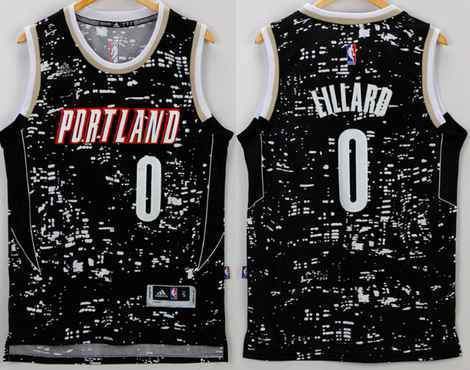 Men 0 Damian Lillard Jersey City Black Portland Trail Blazers Swingman - fastssd - NBA Jersey - nRevo