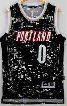 Men 0 Damian Lillard Jersey City Black Portland Trail Blazers Swingman - fastssd - NBA Jersey - nRevo