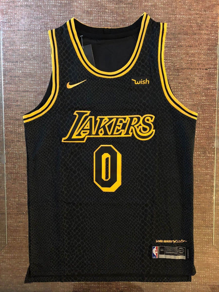 Men 0 Kyle Kuzma Jersey City Edition Black Los Angeles Lakers Authentic Player - fastssd - NBA Jersey - nRevo