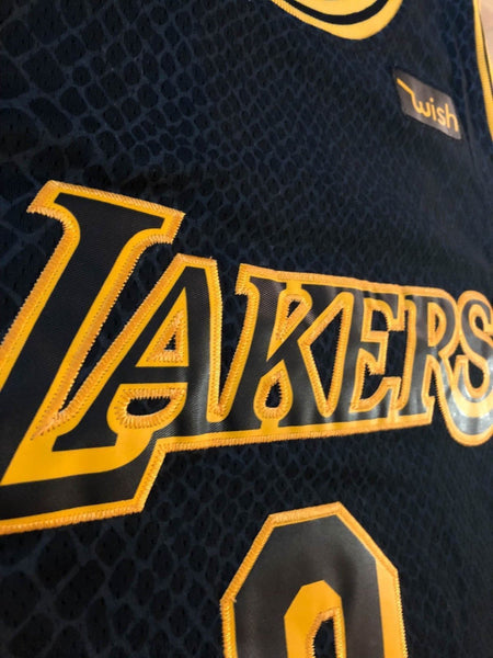 Men 0 Kyle Kuzma Jersey City Edition Black Los Angeles Lakers Authentic Player - fastssd - NBA Jersey - nRevo