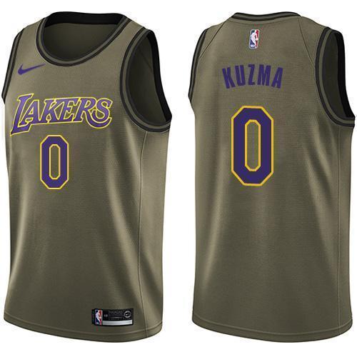 Men 0 Kyle Kuzma Jersey Gray Los Angeles Lakers Swingman Fanatics - fastssd - NBA Jersey - nRevo