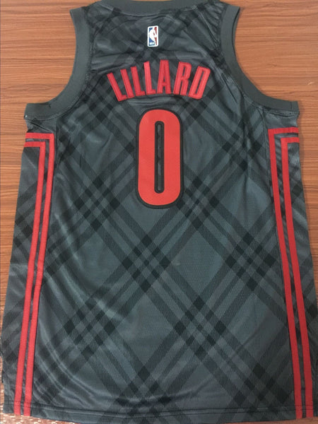 Men 0 Damian Lillard Jersey City Gray Portland Trail Blazers Swingman Jersey - fastssd - NBA Jersey - nRevo