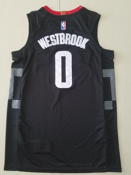 Men 0 Russell Westbrook Jersey Black Houston Rockets Jersey Fanatics - fastssd - NBA Jersey - nRevo