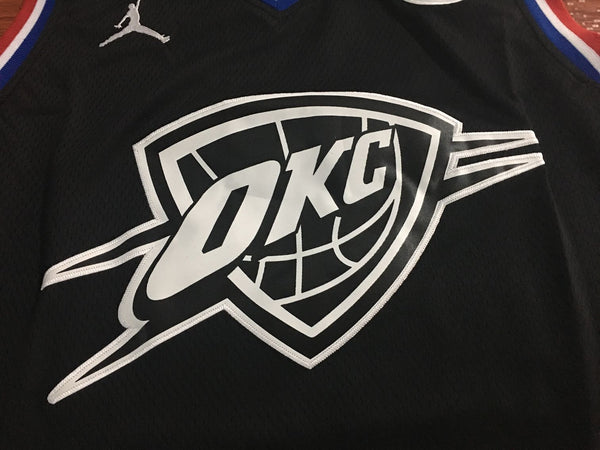 Men 0 Russell Westbrook Jersey Black Oklahoma City Thunder Jersey Swingman - fastssd - NBA Jersey - nRevo