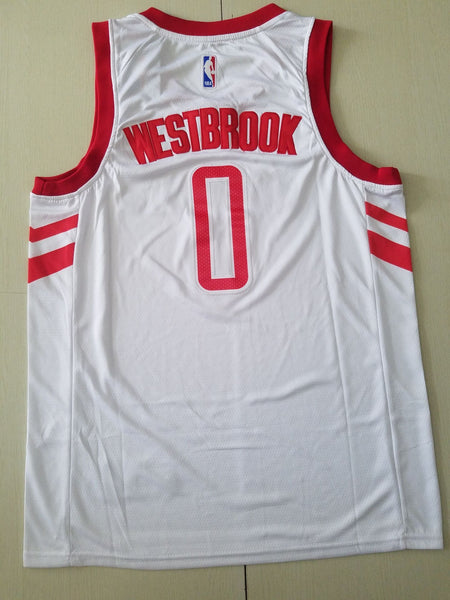 Men 0 Russell Westbrook Jersey White Houston Rockets Jersey Fanatics - fastssd - NBA Jersey - nRevo
