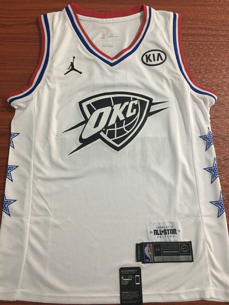 Men 0 Russell Westbrook Jersey White Oklahoma City Thunder Jersey Swingman - fastssd - NBA Jersey - nRevo