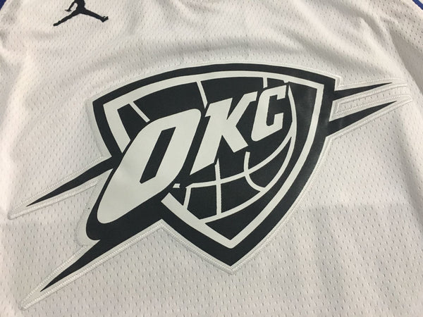 Men 0 Russell Westbrook Jersey White Oklahoma City Thunder Jersey Swingman - fastssd - NBA Jersey - nRevo