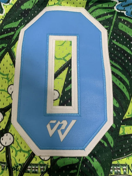 HOT Men 0 Russell Westbrook Jersey Green WILD Style Jersey Swingman Fanatics - fastssd - NBA Jersey - nRevo