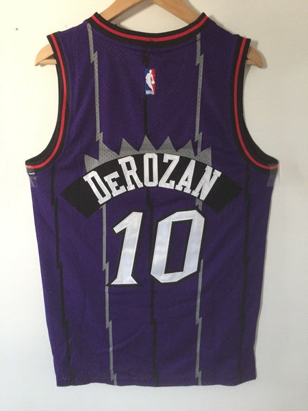 Men 10 DeMar DeRozan Jersey Purple Toronto Raptors Throwback Swingman - fastssd - NBA Jersey - nRevo