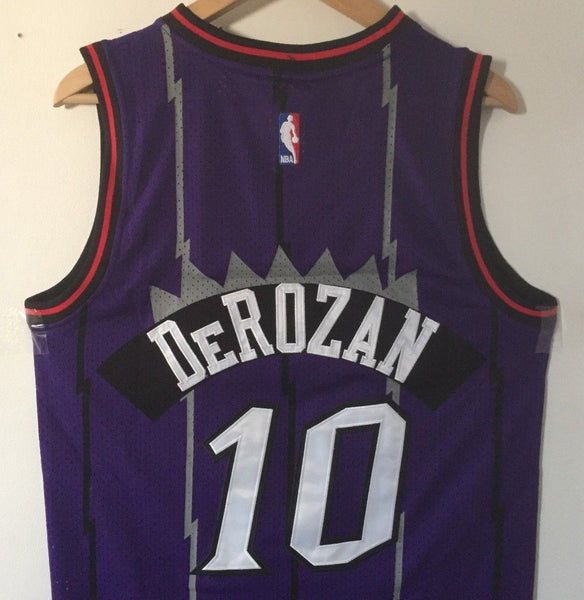 Men 10 DeMar DeRozan Jersey Purple Toronto Raptors Throwback Swingman - fastssd - NBA Jersey - nRevo