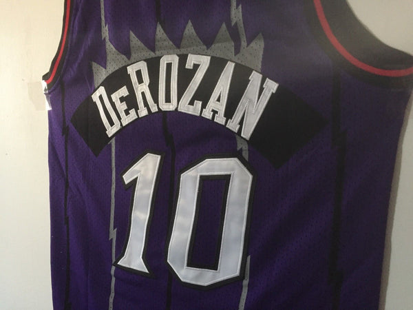 Men 10 DeMar DeRozan Jersey Purple Toronto Raptors Throwback Swingman - fastssd - NBA Jersey - nRevo