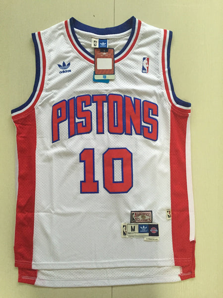 Men 10 Dennis Rodman Jersey White Detroit Pistons Jersey Swingman Fanatics - fastssd - NBA Jersey - nRevo