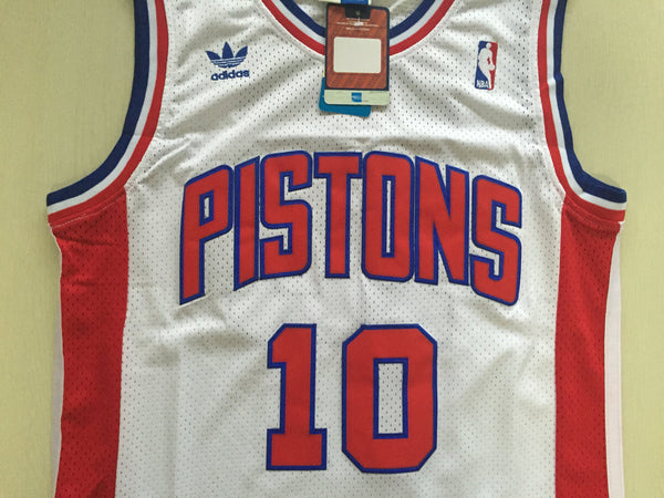 Men 10 Dennis Rodman Jersey White Detroit Pistons Jersey Swingman Fanatics - fastssd - NBA Jersey - nRevo
