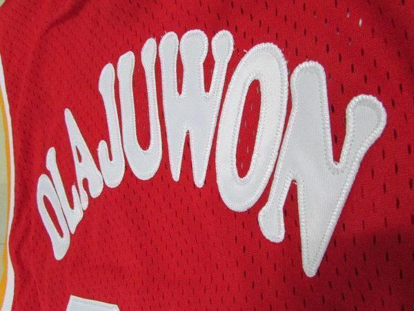 Men 34 Hakeem Olajuwon Jersey Red Houston Rockets Swingman Jersey - fastssd - NBA Jersey - nRevo