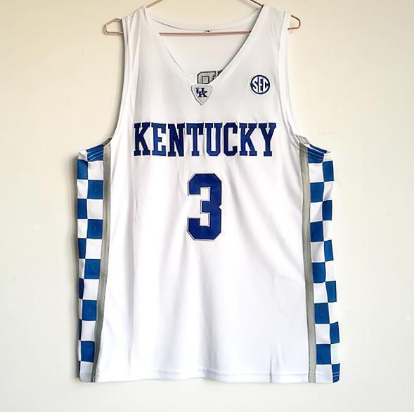 Men 3 Bam Adebayo Jersey White Kentucky Wildcats Jersey Swingman Fanatics - fastssd - NBA Jersey - nRevo