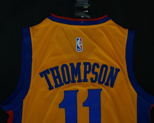 Men Golden State Warriors 11 Klay Thompson Jersey Yellow the Bay - fastssd - NBA Jersey - nRevo