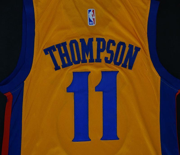 Men Golden State Warriors 11 Klay Thompson Jersey Yellow the Bay - fastssd - NBA Jersey - nRevo