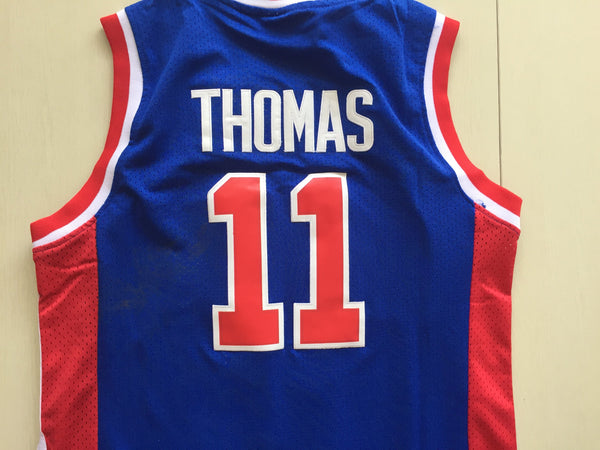 Men 11 Isiah Thomas Jersey Blue Detroit Pistons Jersey Swingman Fanatics - fastssd - NBA Jersey - nRevo