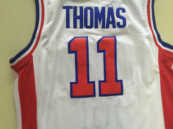 Men 11 Isiah Thomas Jersey White Detroit Pistons Jersey Swingman Fanatics - fastssd - NBA Jersey - nRevo