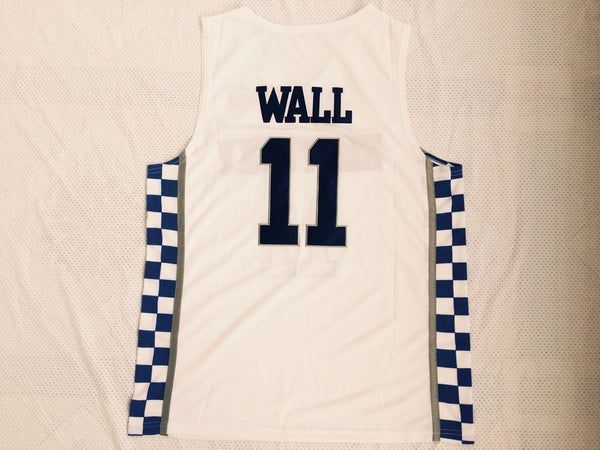 Men 11 John Wall Jersey White Kentucky Wildcats Jersey Swingman - fastssd - NBA Jersey - nRevo