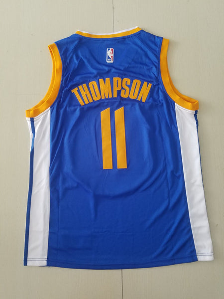 Men 11 Klay Thompson Jersey Light Blue Golden State Warriors Jersey Swingman - fastssd - NBA Jersey - nRevo