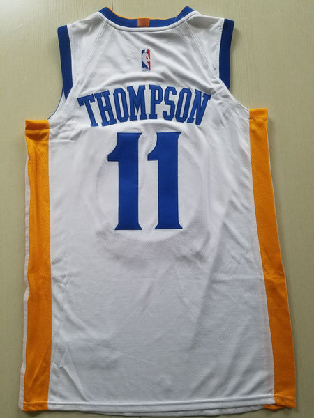 Men 11 Klay Thompson Jersey White Golden State Warriors Jersey Swingman - fastssd - NBA Jersey - nRevo