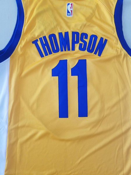 Men 11 Klay Thompson Jersey Yellow Golden State Warriors Jersey Swingman - fastssd - NBA Jersey - nRevo