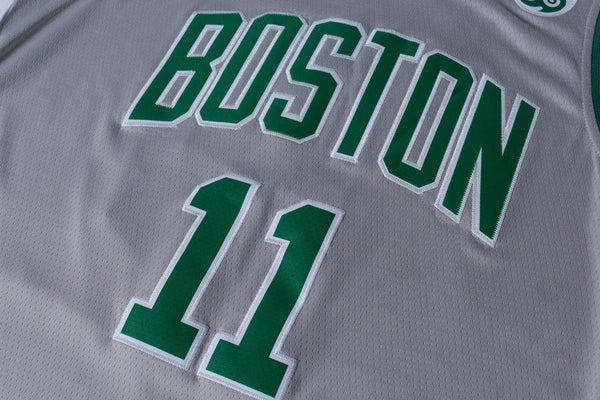 Men 11 Kyrie Irving Celtics Jersey Gray City Edition Authentic Player - fastssd - NBA Jersey - nRevo