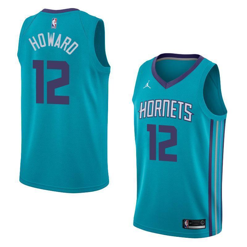 Men 12 Dwight Howard Jersey Blue Charlotte Hornets Jersey Fanatics - fastssd - NBA Jersey - nRevo