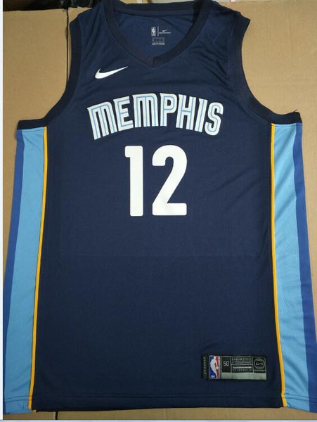 New Men 12 Ja Morant Jersey Navy Blue Memphis Grizzlies Throwback Swingman - fastssd - NBA Jersey - nRevo