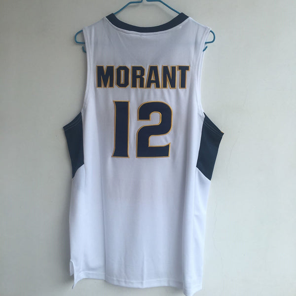 Men 12 Ja Morant Jersey White Murray State Jersey Fanatics Swingman