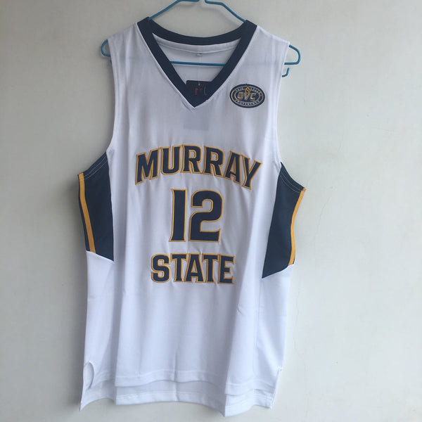 Men 12 Ja Morant Jersey White Murray State Jersey Fanatics Swingman