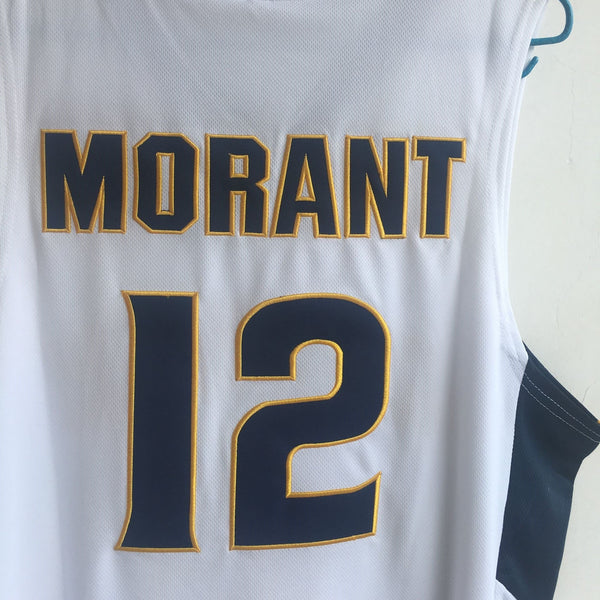 Men 12 Ja Morant Jersey White Murray State Jersey Fanatics Swingman