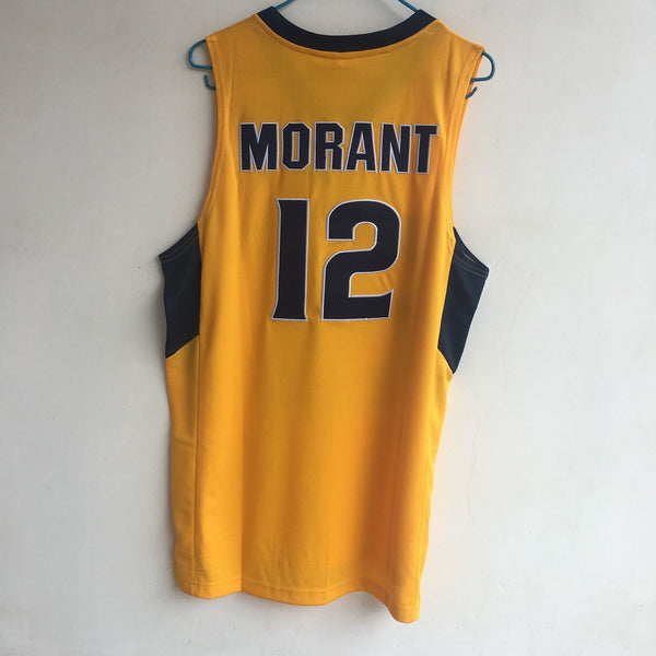 Men 12 Ja Morant Jersey Yellow Murray State Jersey Fanatics Swingman
