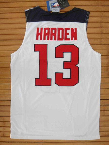 Men 13 James Harden Jersey White color USA Dream Team Swingman - fastssd - NBA Jersey - nRevo