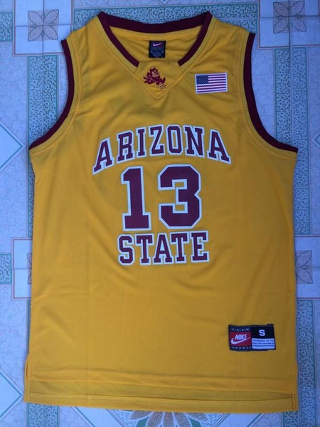 Men 13 James Harden Jersey Yellow Arizona State Jersey Swingman Fanatics