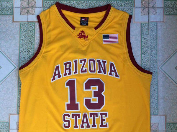 Men 13 James Harden Jersey Yellow Arizona State Jersey Swingman Fanatics