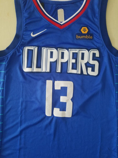 Men 13 Paul George Jersey Blue Los Angeles Clippers Jersey Swingman Fanatics - fastssd - NBA Jersey - nRevo