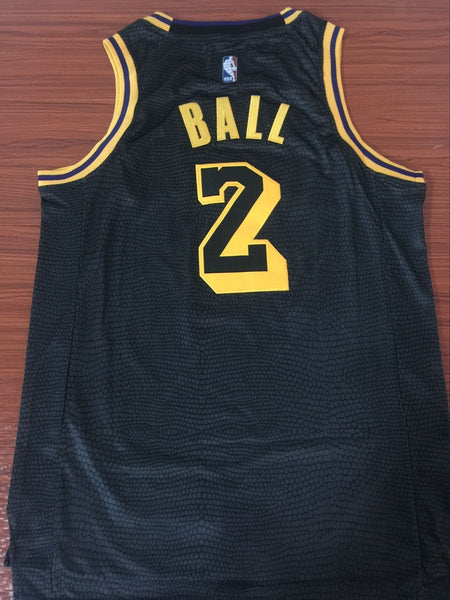 Men 2 Lonzo Ball Jersey Black Los Angeles Lakers Fanatics Swingman - fastssd - NBA Jersey - nRevo