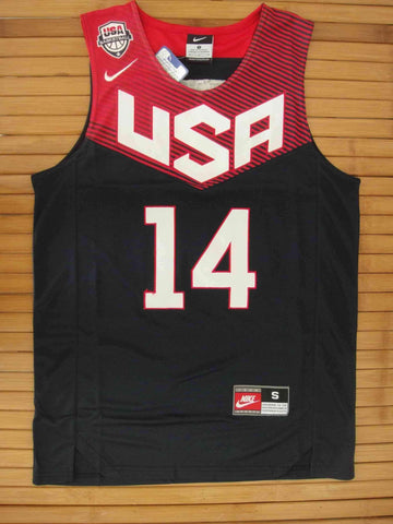 Men 14 Anthony Davis Jersey Black Team USA Swingman Fanatics - fastssd - NBA Jersey - nRevo