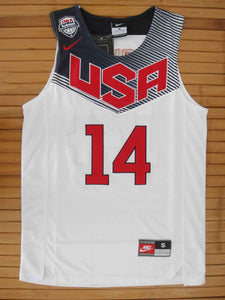 Men 14 Anthony Davis Jersey White Team USA Swingman Fanatics - fastssd - NBA Jersey - nRevo