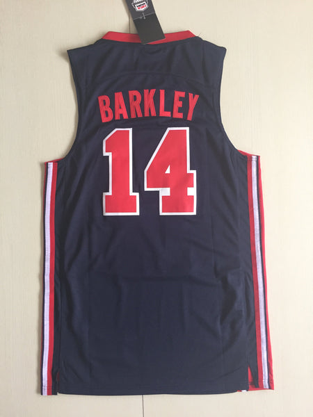Men 14 Charles Barkley Jersey Black USA Jersey Swingman Fanatics - fastssd - NBA Jersey - nRevo