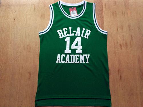 Men 14 Will Smith Jersey Green Bel-Air Academy Jersey Swingman - fastssd - NBA Jersey - nRevo