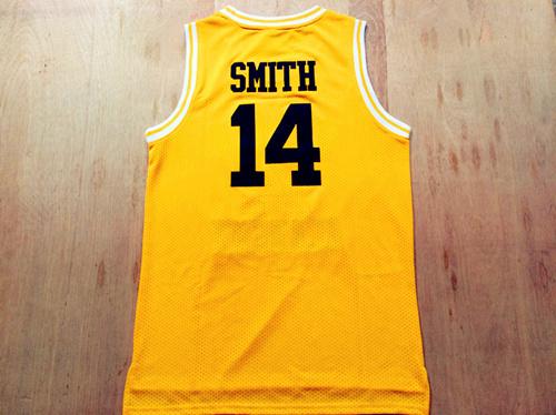 Men 14 Will Smith Jersey Yellow Bel-Air Academy Jersey Swingman - fastssd - NBA Jersey - nRevo