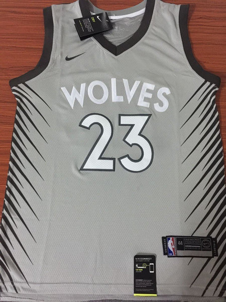 Men 23 Jimmy Butler City Jersey Gray Minnesota Timberwolves Jersey Fanatics - fastssd - NBA Jersey - nRevo