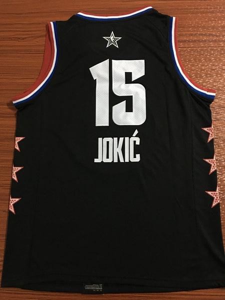 Men 15 Nikola Jokic Jersey Black Denver Nuggets Jersey Swingman - fastssd - NBA Jersey - nRevo