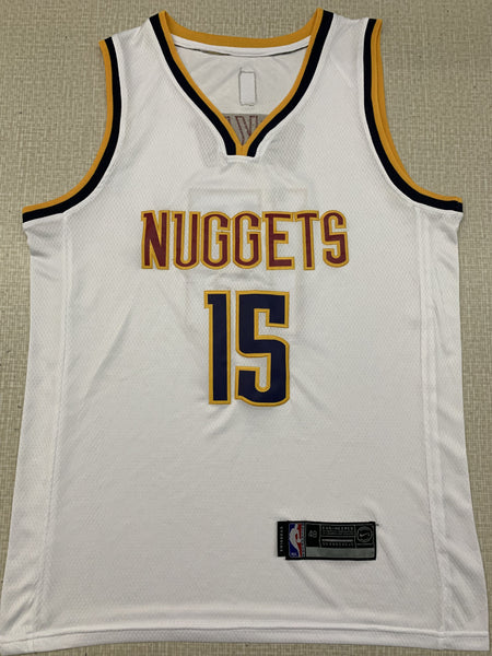 Men 15 Nikola Jokic Jersey White Denver Nuggets Jersey Swingman - fastssd - NBA Jersey - nRevo