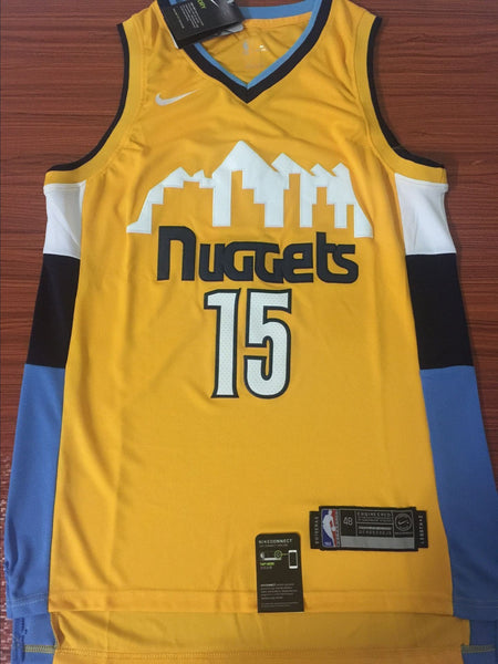 Men 15 Nikola Jokic Jersey Yellow Denver Nuggets Swingman Jersey Fanatics - fastssd - NBA Jersey - nRevo