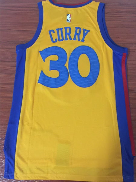 Men 30 Stephen Curry Jersey Yellow Golden State Warriors Fanatics - fastssd - NBA Jersey - nRevo